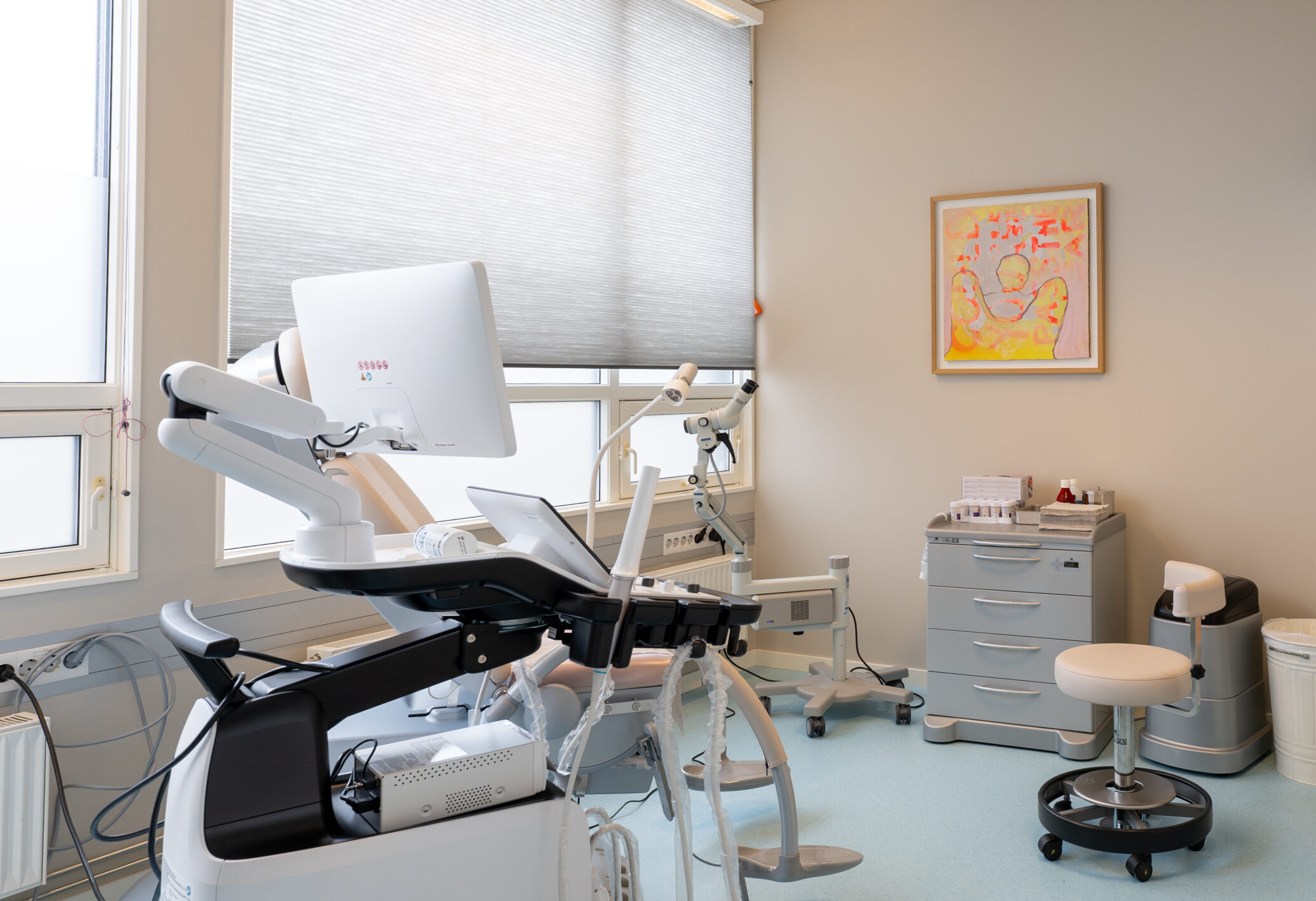 Undersøkelsesrom for gynekologisk undersøkelse